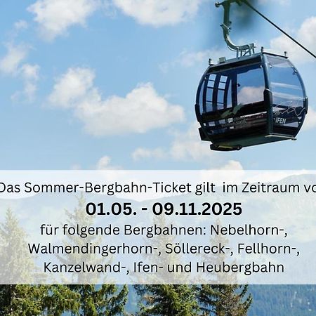 Bergfex Falkenberg 304 Mit Sommer-Bergbahnticket Oberstdorf Ngoại thất bức ảnh