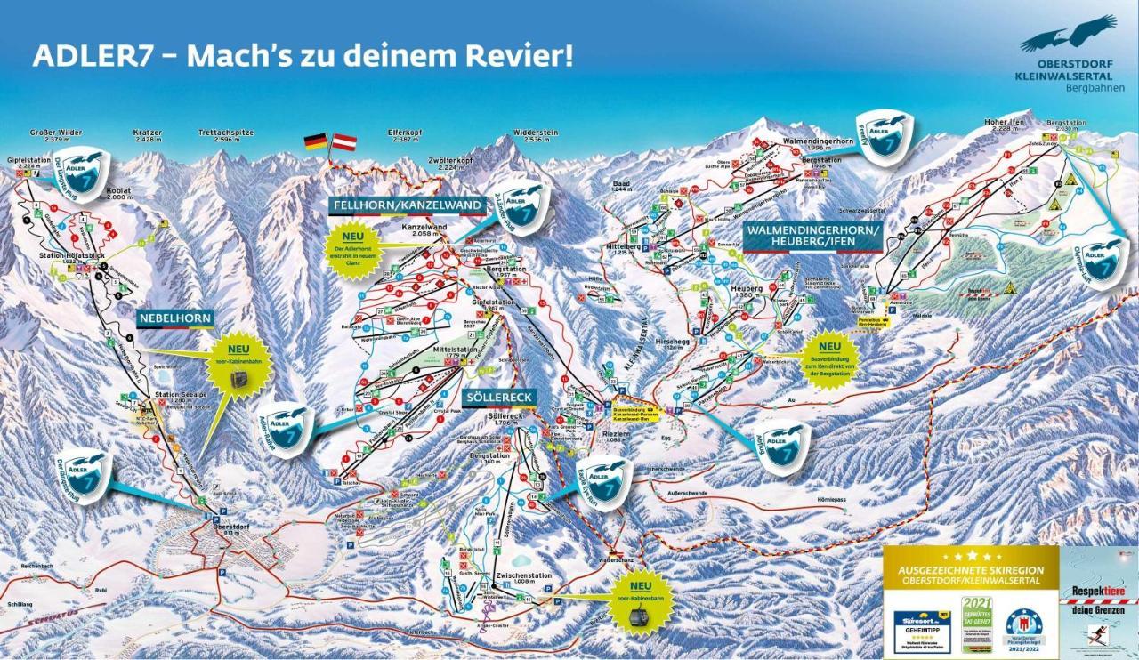 Bergfex Falkenberg 304 Mit Sommer-Bergbahnticket Oberstdorf Ngoại thất bức ảnh
